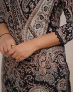 Model in festive kurti set, Indian festival outfit, ethnic wear for celebrations, traditional attire