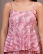 Plazo pant pocket, comfortable bottom, cotton pant detail, functional design