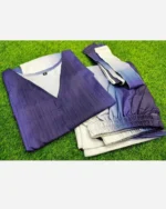 Ombre pant print, sugar cane fabric, seamless color transition, western trousers detail