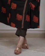 Cotton pant elephant print, matching bottom wear, comfortable trouser, ethnic set pant design